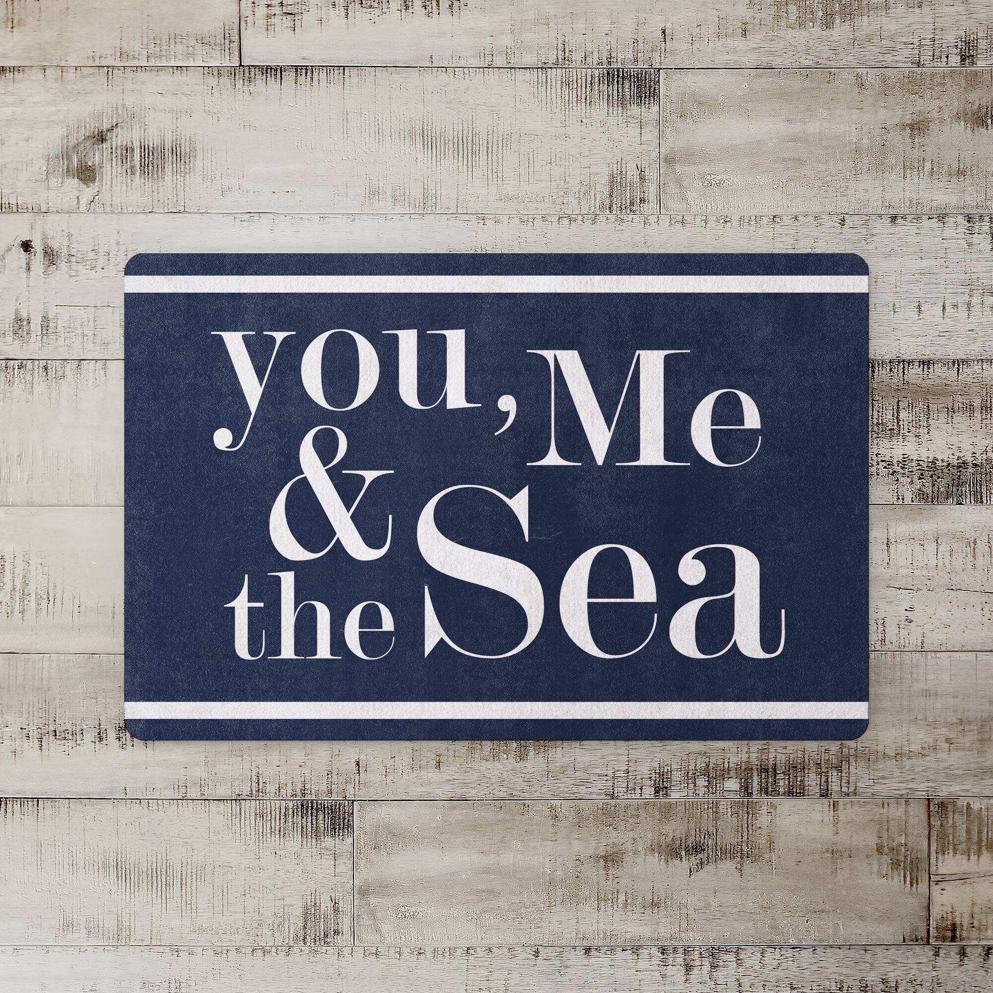 You, Me & the Sea Floor Mat
